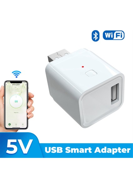 Doodle Akıllı USB Adaptör Anahtarı 5V 2A Wifi Güç Adaptörü Şarj Başlığı App Ses Zamanlama Kontrolü USB Adaptörü (Yurt Dışından)