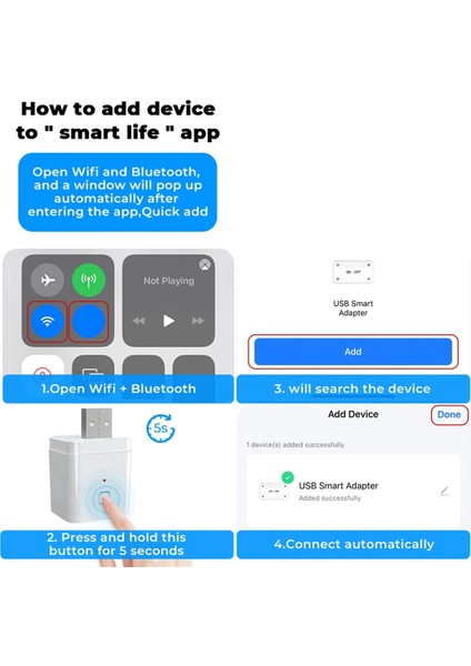 Doodle Akıllı USB Adaptör Anahtarı 5V 2A Wifi Güç Adaptörü Şarj Başlığı App Ses Zamanlama Kontrolü USB Adaptörü (Yurt Dışından) indirimleri