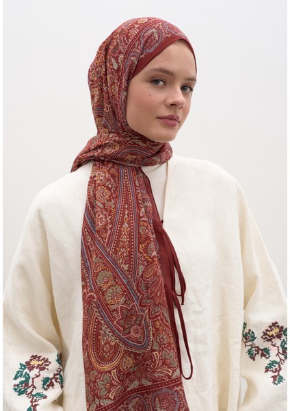Petra Desen Şal Kırmızı modelleri