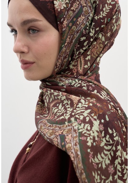 Cerıse Desen Şal Bordo fırsatları