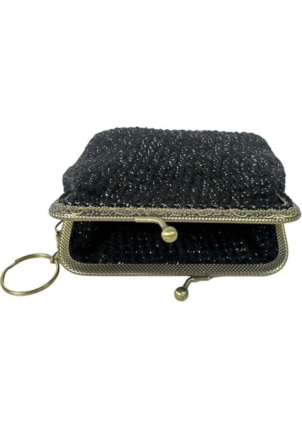 1384 El Örgüsü Simli Model Şık Mini Bozuk Para Cüzdanı fırsatları