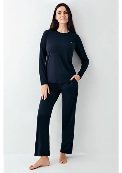Uzun Kol Kadın Pijama Takım 9109