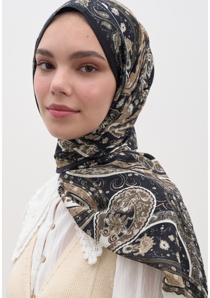 Panthea Desen Şal Siyah fırsatları