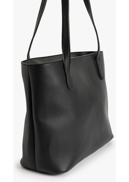 Suni Deri Saplı Büyük Tote Çanta fırsatları