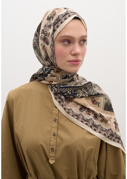 Wıld And Pure Desen Şal Bej fiyatları