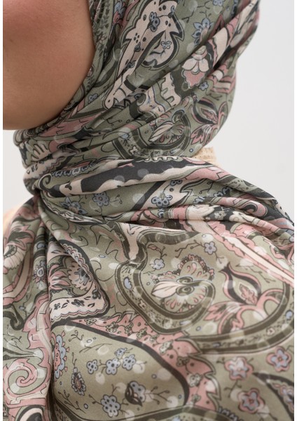 Panthea Desen Şal Soft Yeşil fiyatları