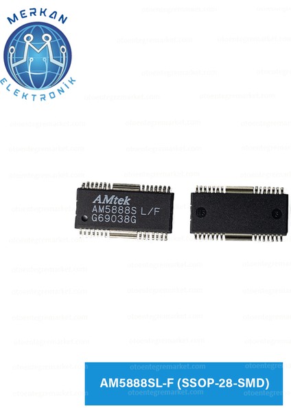 AM5888SL-F (Ssop-28-Smd) Orijinal Oto Beyin Tamir Entegreleri Merkan Elektronik