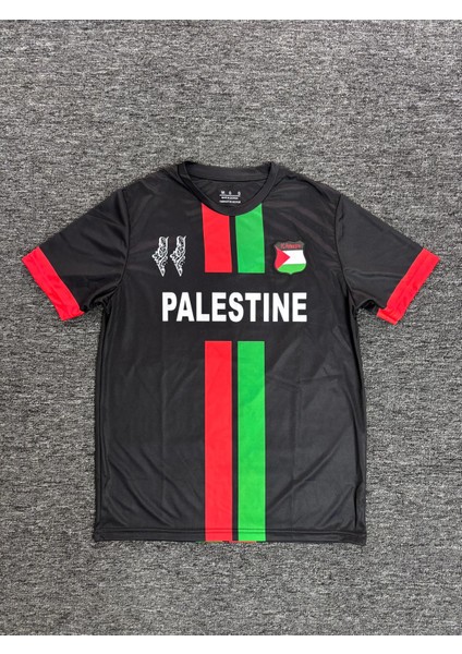 Filistin Palestıne Özel Tasarım Siyah Forma