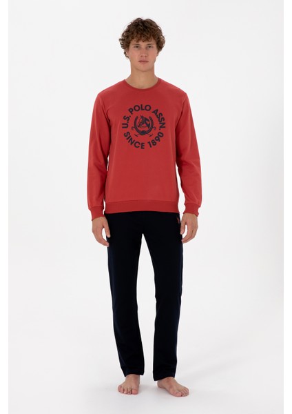 Erkek Kiremit Pijama Takım 50318595-VR031