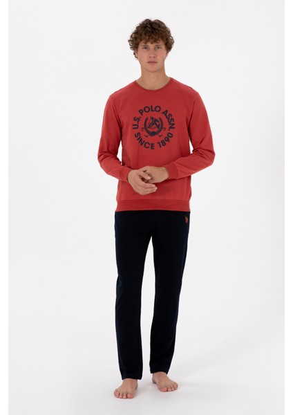 Erkek Kiremit Pijama Takım 50318595-VR031 fırsatları