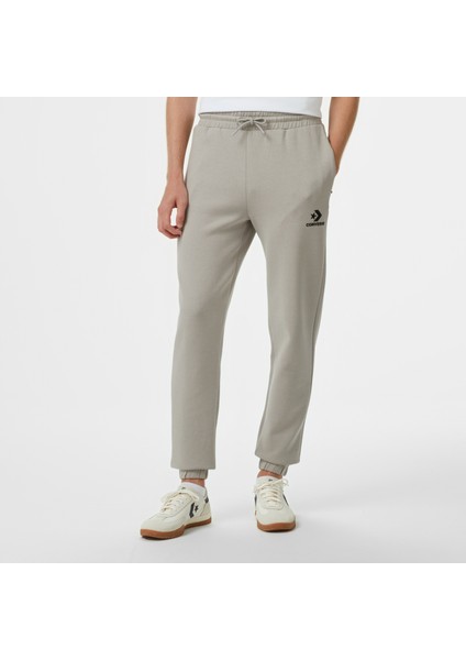 Star Chevron Baskılı Erkek Oversize Fit Gri Eşofman Altı modelleri