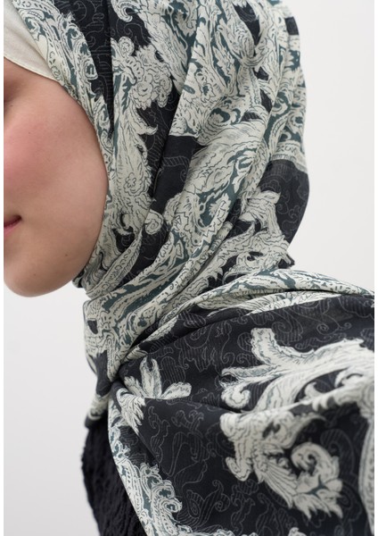 Wıld Paısley Desen Şal Lacivert fırsatları