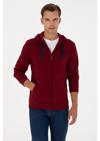 Erkek Bordo Hırka (Örme) 50307765-VR014