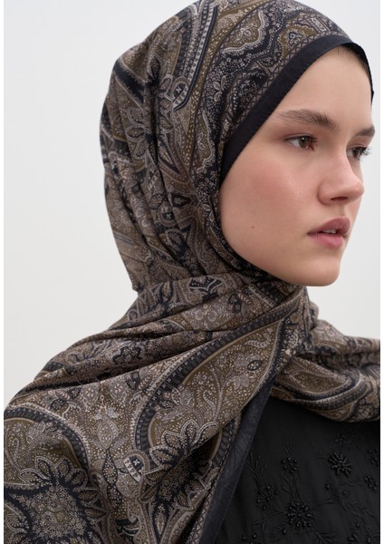 Slyvıe Desen Şal Siyah fiyatları