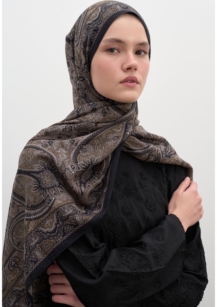 Slyvıe Desen Şal Siyah modelleri