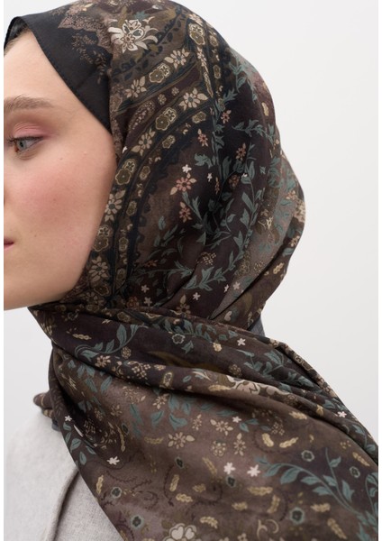 Cerıse Desen Şal Siyah fırsatları