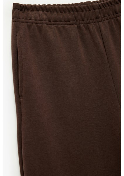 Modal Karışımlı Basic Geniş Paça Eşofman Altı modelleri