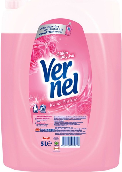 Çamaşır Yumuşatıcı 5 Lt Relax ve Gülün Büyüsü 2 Li fiyatları