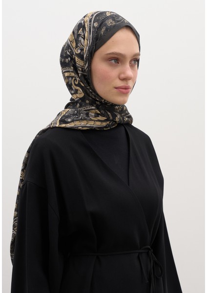 Panthea Desen Şal Antrasit