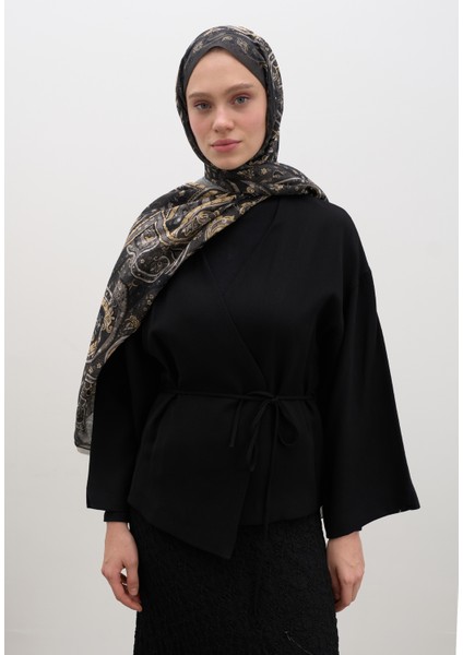 Panthea Desen Şal Antrasit modelleri