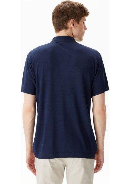 Erkek Lacivert Classic Fit Kısa Kollu Polo fiyatları