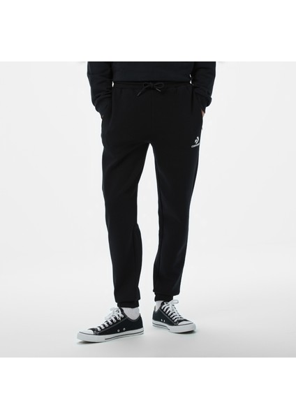 Star Chevron Baskılı Erkek Oversize Fit Siyah Eşofman Alti modelleri