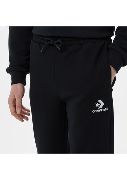 Star Chevron Baskılı Erkek Oversize Fit Siyah Eşofman Alti fırsatları