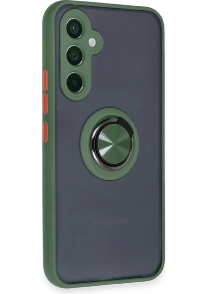 Samsung Galaxy A54 5g Kılıf Montreal Yüzüklü Silikon Kapak - Yeşil fiyatları