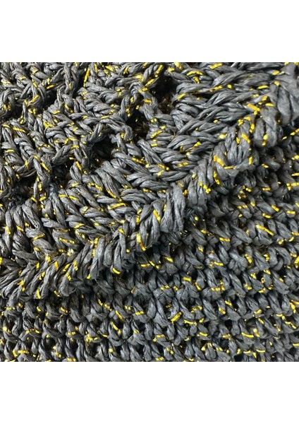 2084 El Örgüsü Simli Kağıt Ip Çapraz Çanta / 33 cm x 22 cm fırsatları
