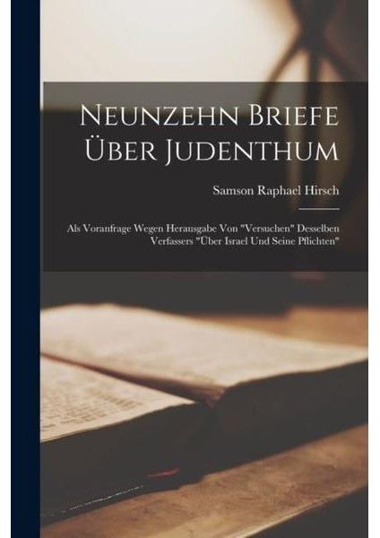 Neunzehn Briefe Ueber Judenthum