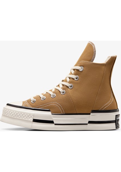 Chuck 70 Plus Unisex Kahverengi Platform Sneaker