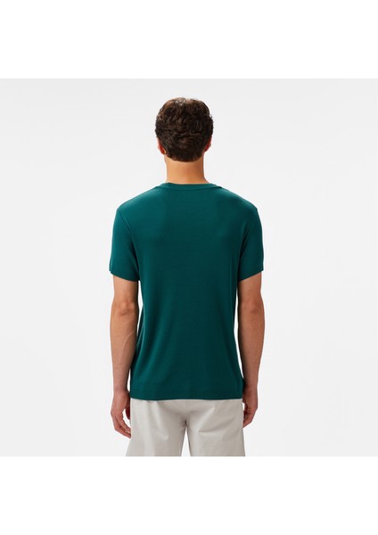 Erkek Yeşil Regular Fit T-Shirt fiyatları