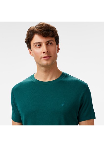 Erkek Yeşil Regular Fit T-Shirt fırsatları