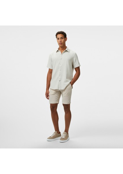 Erkek Bej Classic Fit Gömlek modelleri