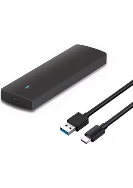 M.2 Sata SSD Muhafaza Adaptörü USB 3.1 Gen1 5gbps B-Key B+M Key Sata Ngff SSD Için Aletsiz Muhafaza (Yurt Dışından)