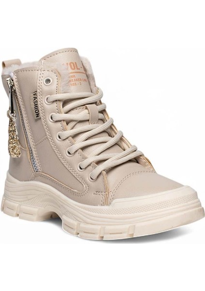 Conpax Filet 5428 Cilt Bej Kürklü Kaymaz Taban Kız Çocuk Kışlık Bot fiyatları