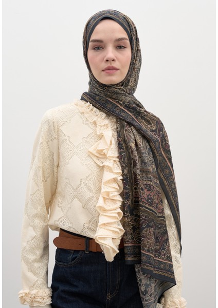 Vanessa Desen Şal Antrasit fiyatları