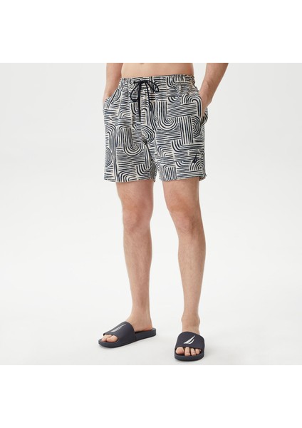 Erkek Lacivert Standart Fit Deniz Şortu modelleri