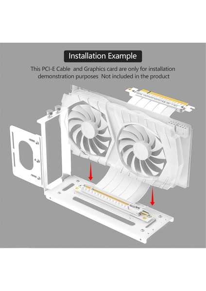 Dikey Gpu Montaj Braketi, Donanımlı 2 Yuvalı Grafik Kartı Direksiyon Tutucu, Egpu Yuvası, Harici Gpu Yerleştirme Istasyonu, A (Yurt Dışından) modelleri