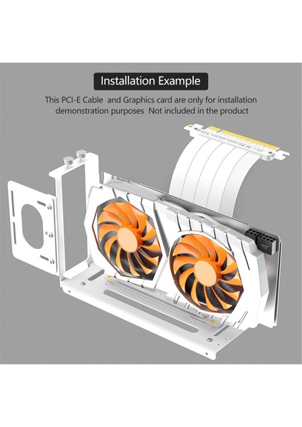 Dikey Gpu Montaj Braketi, Donanımlı 2 Yuvalı Grafik Kartı Direksiyon Tutucu, Egpu Yuvası, Harici Gpu Yerleştirme Istasyonu, A (Yurt Dışından) fırsatları