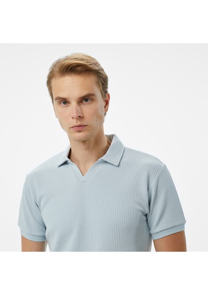 Erkek Mavi Classic Fit Polo fırsatları