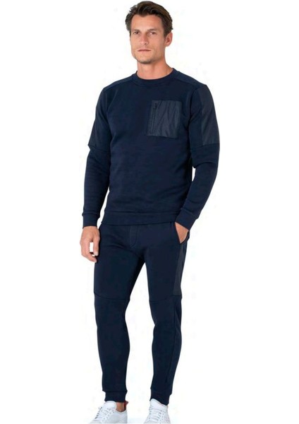 6112 Erkek Üç Iplik Paçası Lastikli Pijama Takım