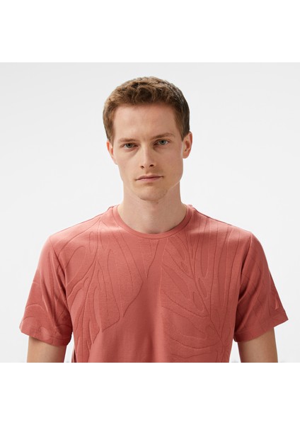 Erkek Kahverengi Regular Fit Baskılı T-Shirt fırsatları