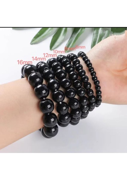 Şıklığınızı Tamamlayacak 6'lı Siyah Incili Kadın Bileklik Seti