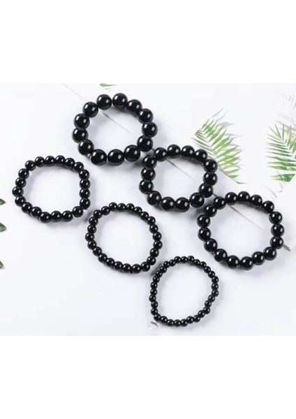 Şıklığınızı Tamamlayacak 6'lı Siyah Incili Kadın Bileklik Seti fiyatları