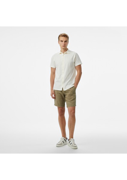 Erkek Ekru Classic Fit Polo modelleri