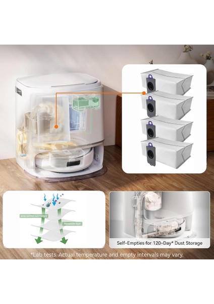 Narwal Freo Z10 Ultra/freo Z10 Robot Süpürge Parçaları Için 17 Adet Rulo Fırça Yan Fırça Paspas Ped Filtre Toz Torbası (Yurt Dışından) fırsatları