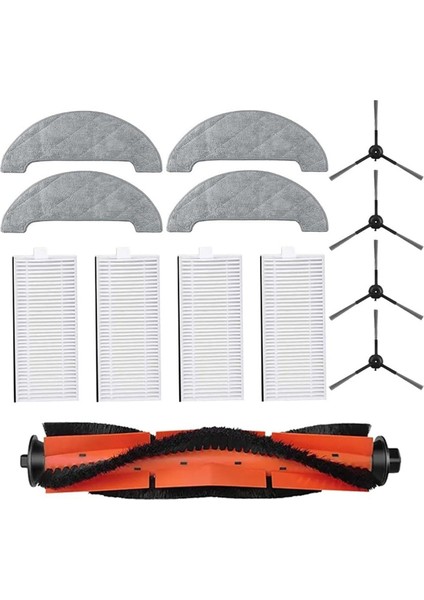 Imou Rv1 Pro / Rv1 Pro Max Için Yedek Parça Seti, Elektrikli Süpürge Ana Yan Fırça Hepa Filtre Paspas Bezi (Yurt Dışından)