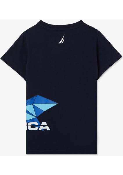 Erkek Çocuk Lacivert Regular Fit Baskılı T-Shirt fiyatları