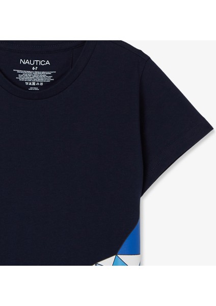 Erkek Çocuk Lacivert Regular Fit Baskılı T-Shirt modelleri